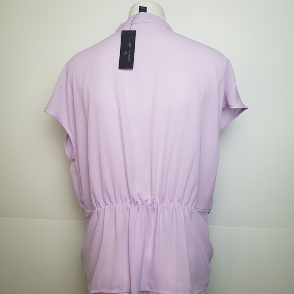 Lavender sheer blouse - Picture 3 of 8